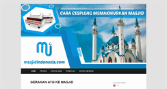 Desktop Screenshot of masjidindonesia.com