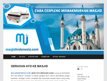 Tablet Screenshot of masjidindonesia.com